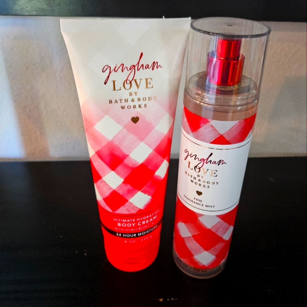 Bath & Body Works Gingham Love Set